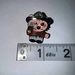 Kitty Cat Freddy Krueger Nightmare on Elm Street Pin Brooch
